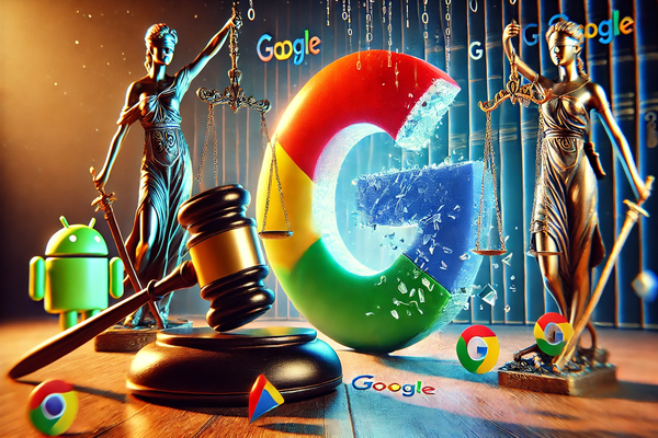 MSC Noticias Latinoamerica - DALL·E-2024-10-09-13.41.27-A-dramatic-depiction-of-the-U.S.-Department-of-Justice-taking-legal-action-against-Google.-The-image-shows-a-symbolic-scene-of-the-justice-system-in-t-1 EEUU Negocios Ultimas Noticias 